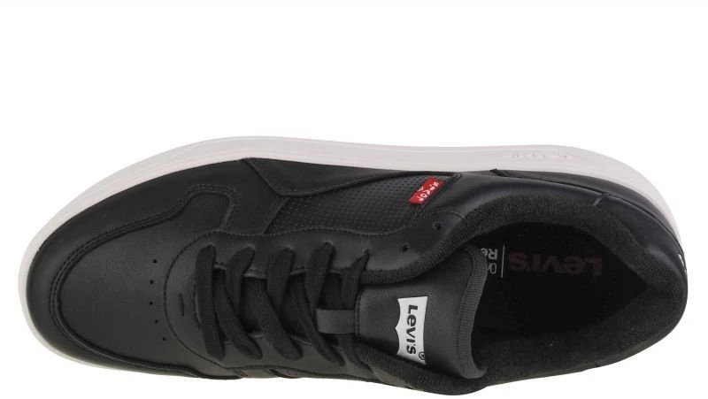 Moteriški žemo profilio sportbačiai Levi's Glide, juodi