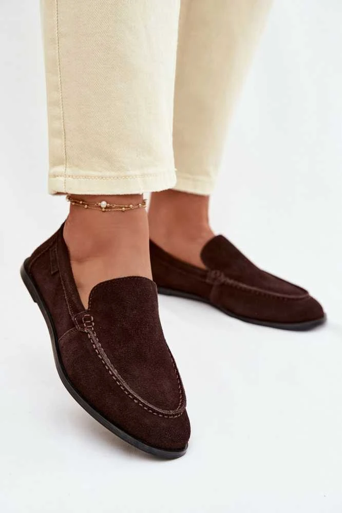 Moteriški zomšiniai mokasinai Step in style