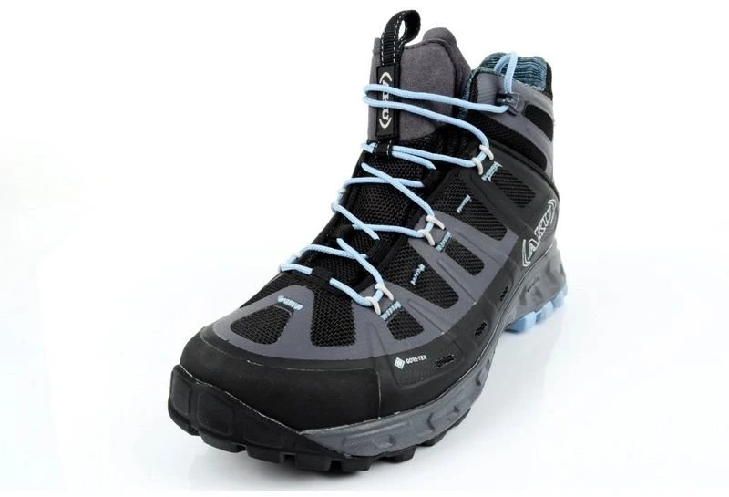 Moteriški žygio batai vidutiniu aulu AKU Selvatica GTX, juodi