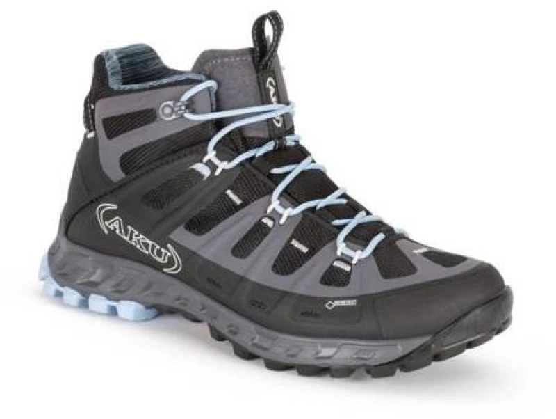 Moteriški žygio batai vidutiniu aulu AKU Selvatica GTX, juodi