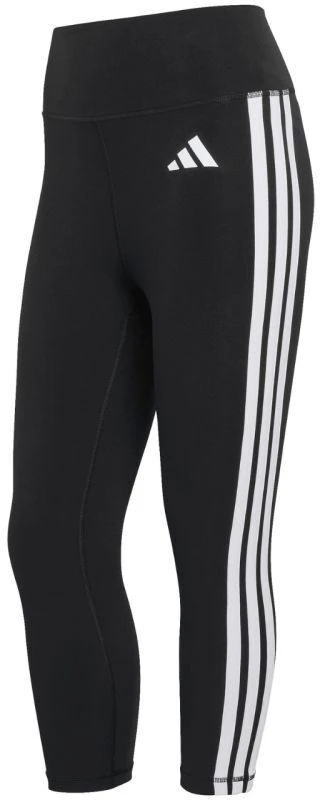Moteriškos „adidas“ 3/4 ilgio „Optime Essentials“ sportinės tamprės su 3 juostelėmis, juodos spalvos, KE6062
