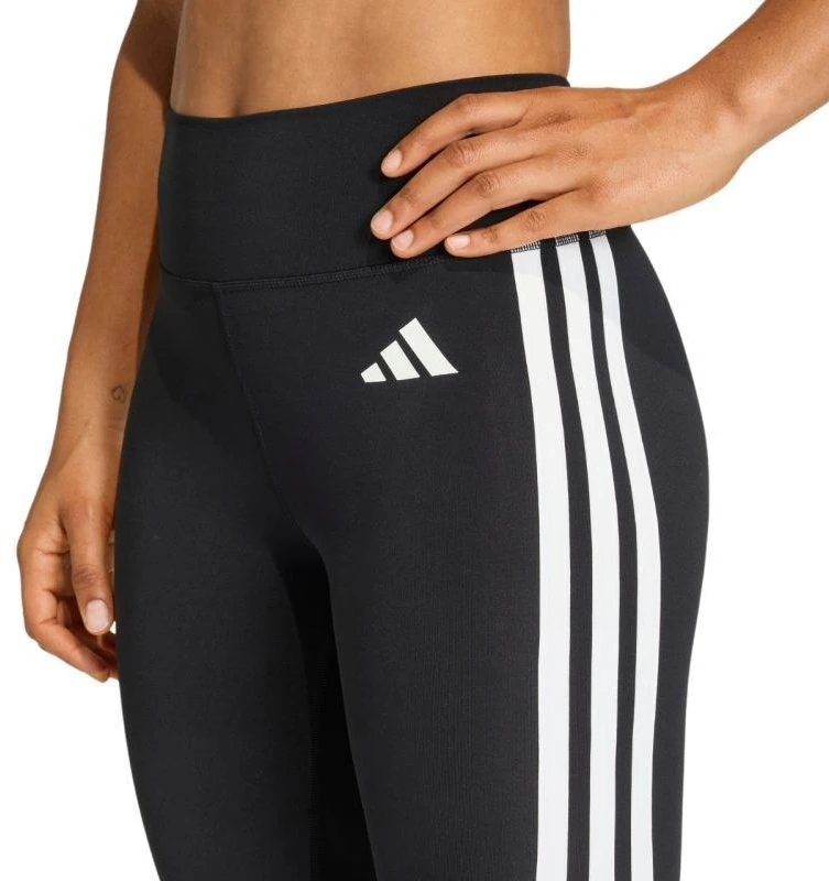 Moteriškos „adidas“ 3/4 ilgio „Optime Essentials“ sportinės tamprės su 3 juostelėmis, juodos spalvos, KE6062