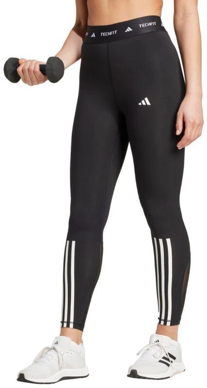 Moteriškos adidas Techfit 3-Stripes 7/8 tamprės, juodos spalvos, IT2272