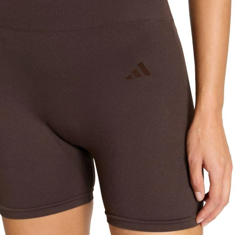 Moteriškos adidas Workout Essentials trikotažinės 4 colių tamprės, rudos, KE5841
