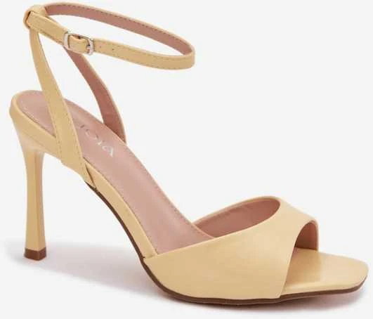 Moteriškos aukštakulnės basutės iš dirbtinės odos Step in Style