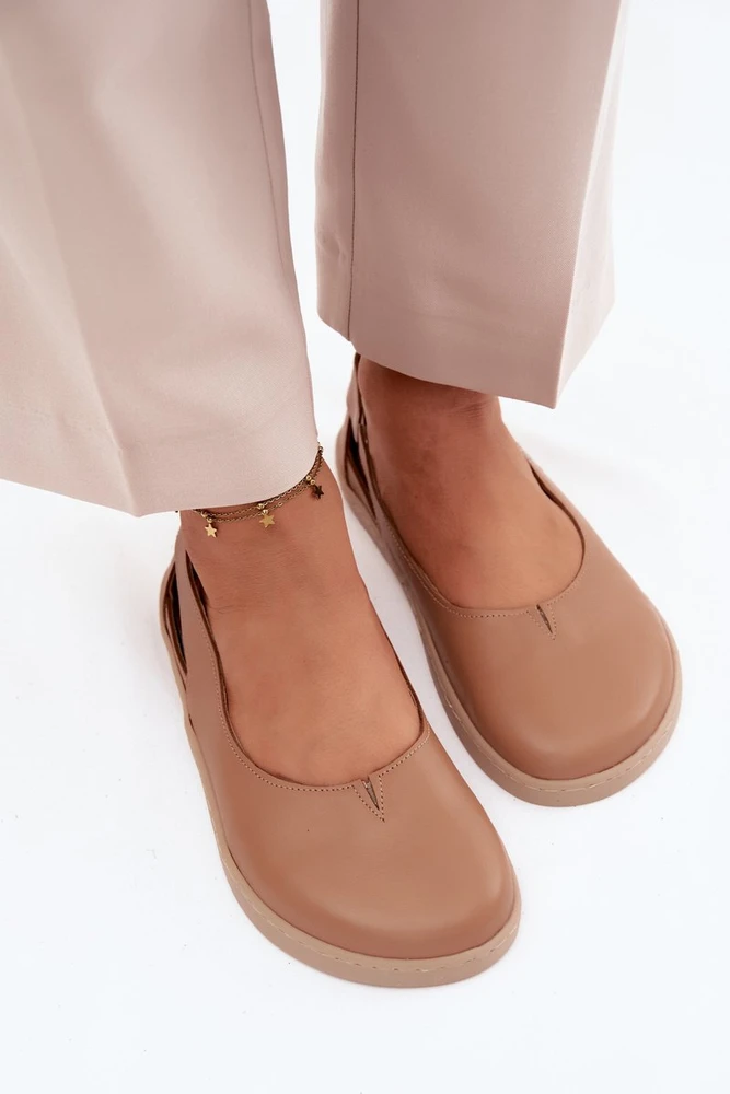 Moteriškos barefoot balerinos Zazoo 10217, cappucino