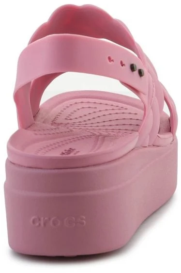 Moteriškos basutės ant platformos Crocs Brooklyn Woven, rožinės