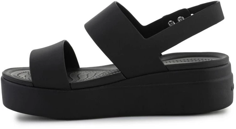 Moteriškos basutės Crocs Brooklyn Low Wedge, juodos