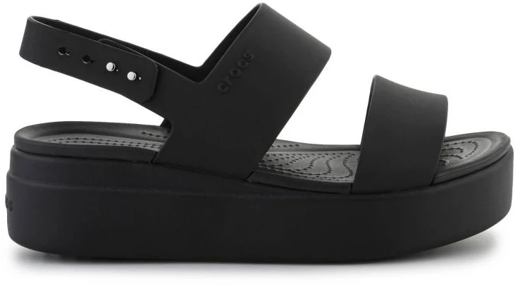 Moteriškos basutės Crocs Brooklyn Low Wedge, juodos