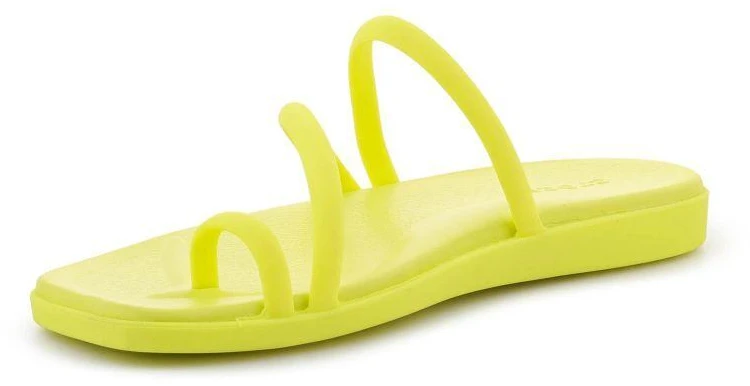 Moteriškos basutės CROCS MIAMI TOE LOOP SANDAL W, citruso spalvos, 209862-738