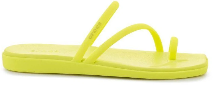 Moteriškos basutės CROCS MIAMI TOE LOOP SANDAL W, citruso spalvos, 209862-738