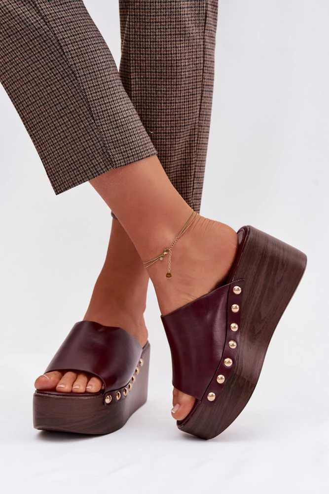 Moteriškos basutės iš dirbtinės odos su 8,5 cm kulnu Step in style