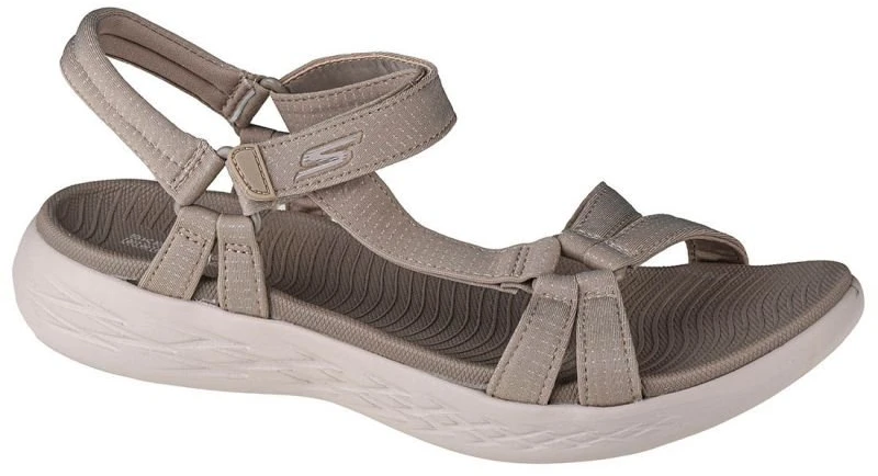 Moteriškos basutės Skechers On The Go 600 Brilliancy, smėlio spalvos