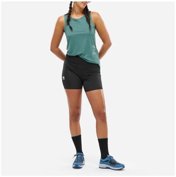 Moteriškos bėgimo tamprės Millet Intense Legging Short, juodos