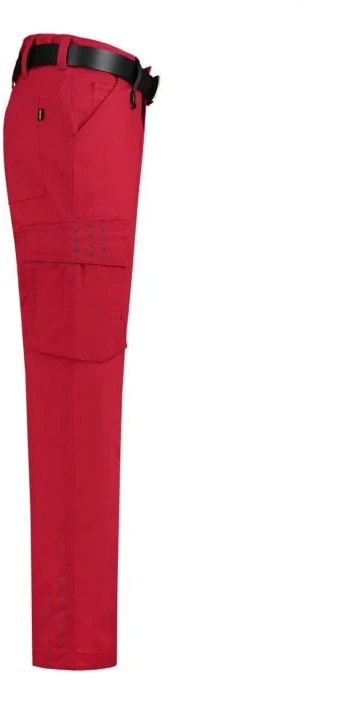 Moteriškos darbo kelnės su elastingu juosmeniu Tricorp Twill, raudonos