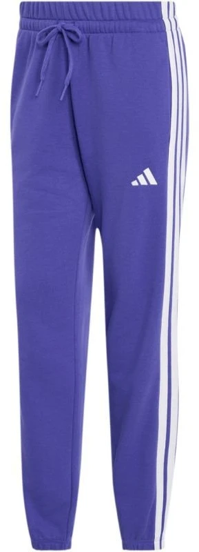 Moteriškos kelnės adidas Essentials 3-Stripes French Terry, violetinės