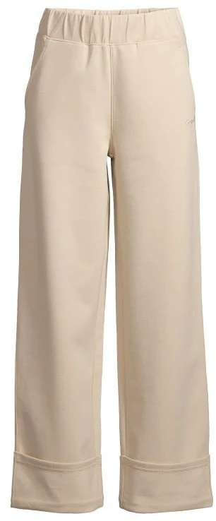 Moteriškos kelnės CASALL Aria Turn Up Straight Jogger, smėlio spalvos