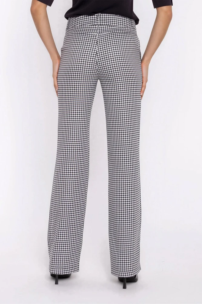 Moteriškos kelnės su houndstooth raštu Nife