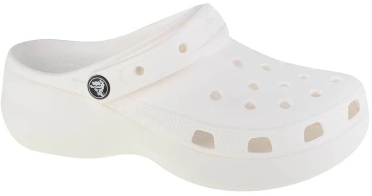 Moteriškos klumpės su paaukštintu padu Crocs Classic Platform, baltos