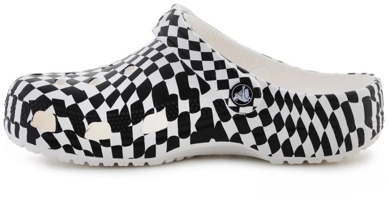 Moteriškos klumpės su šachmatų raštu Crocs Classic Warped Checker
