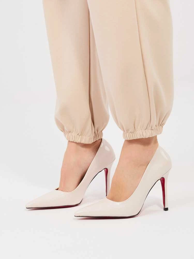 Moteriškos laisvalaikio kelnės smėlio spalvos