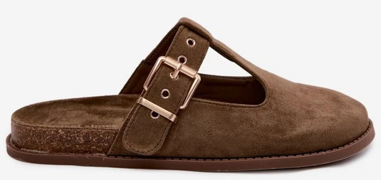 Moteriškos mule šlepetės Melvia, tamsiai žalios