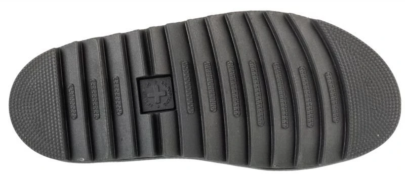 Moteriškos odinės basutės Dr. Martens Nartilla, baltos ir juodos