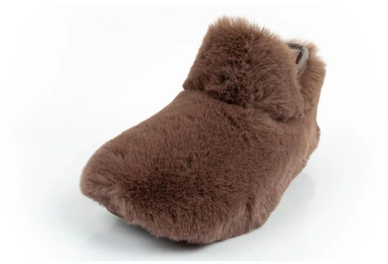 Moteriškos pašiltintos šlepetės Scholl Molly Bootie, rudos
