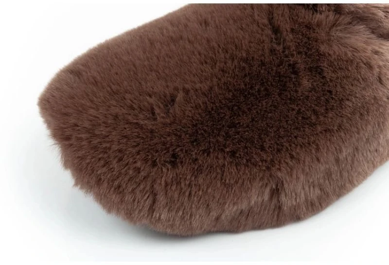 Moteriškos pašiltintos šlepetės Scholl Molly Bootie, rudos