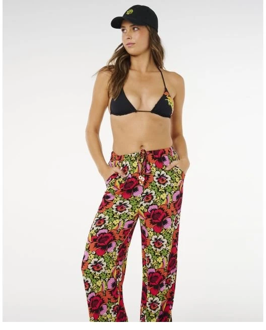 Moteriškos plačios kelnės Rip Curl Blooming, įvairiaspalvės