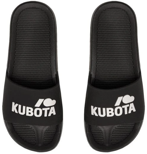 Moteriškos šlepetės baseinui su 2 cm padu Kubota Basic, juodos
