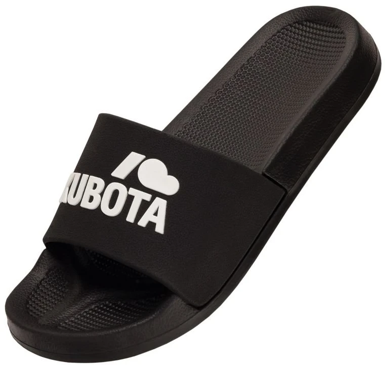Moteriškos šlepetės baseinui su 2 cm padu Kubota Basic, juodos