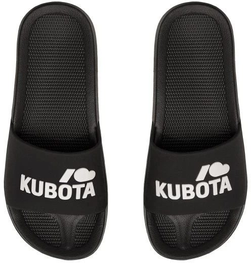 Moteriškos šlepetės baseinui su 2 cm padu Kubota Basic, juodos