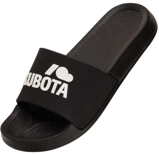 Moteriškos šlepetės baseinui su 2 cm padu Kubota Basic, juodos