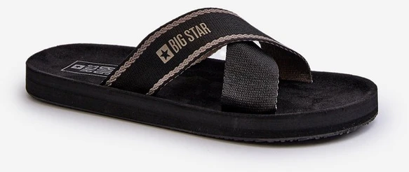 Moteriškos šlepetės Big Star NN274A059 Juodas