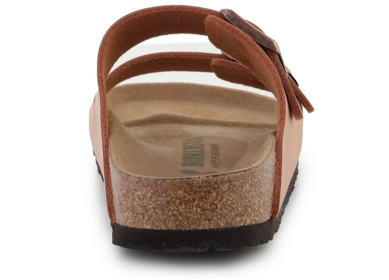 Moteriškos šlepetės Birkenstock Arizona Pecan, rudos ir oranžinės