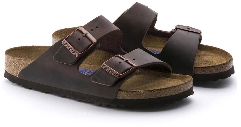 Moteriškos šlepetės Birkenstock Arizona Soft Footbed, siauros