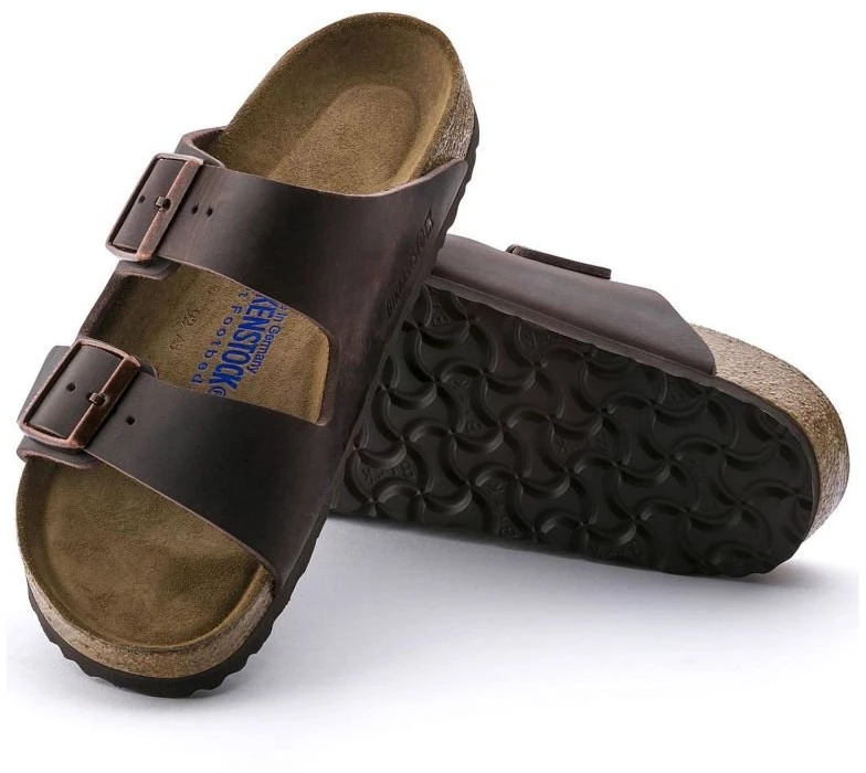 Moteriškos šlepetės Birkenstock Arizona Soft Footbed, siauros