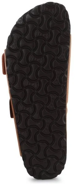Moteriškos šlepetės Birkenstock Arizona Pecan, rudos ir oranžinės
