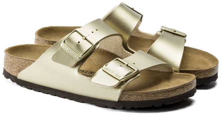 Moteriškos šlepetės Birkenstock Arizona, aukso