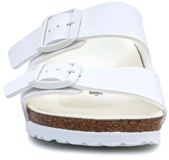 Moteriškos šlepetės Birkenstock Arizona, 1019046, baltos