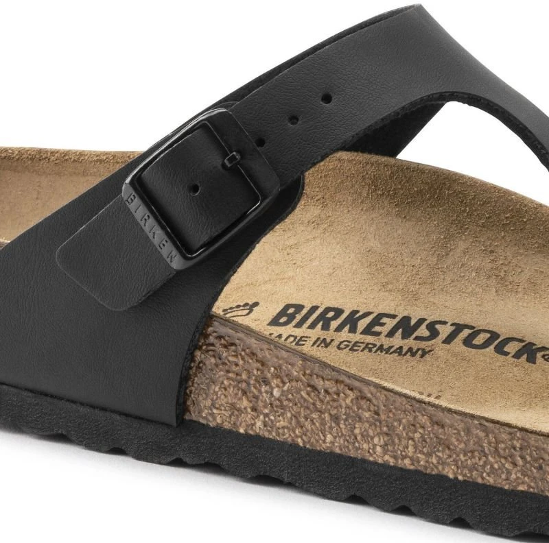 Moteriškos šlepetės Birkenstock Gizeh, juodos