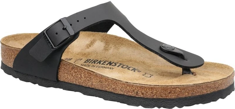 Moteriškos šlepetės Birkenstock Gizeh, juodos
