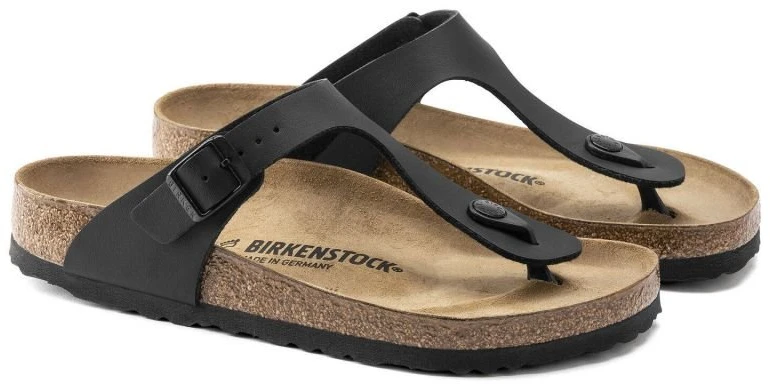 Moteriškos šlepetės Birkenstock Gizeh, juodos