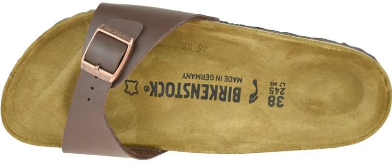 Moteriškos šlepetės Birkenstock Madrid, rudos