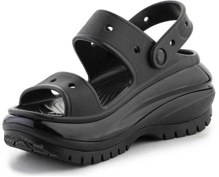 Moteriškos šlepetės Crocs Classic Mega Crush, juodos
