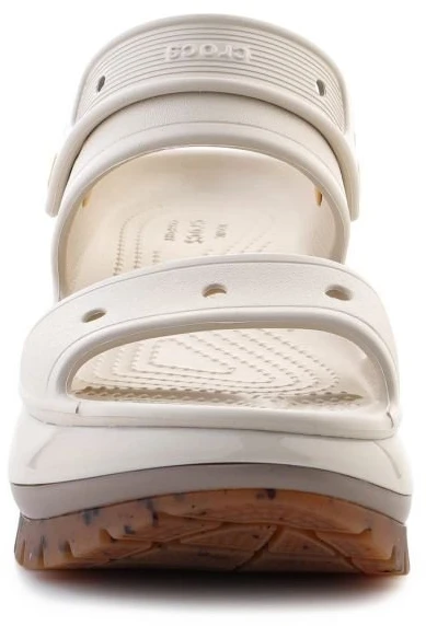 Moteriškos šlepetės Crocs Classic Mega Crush, pilkai rudos