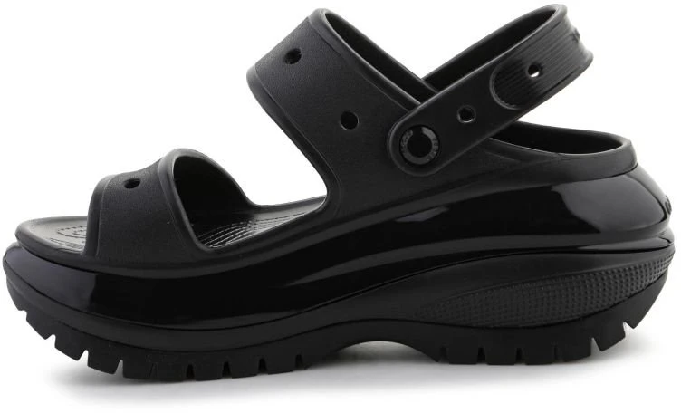 Moteriškos šlepetės Crocs Classic Mega Crush, juodos