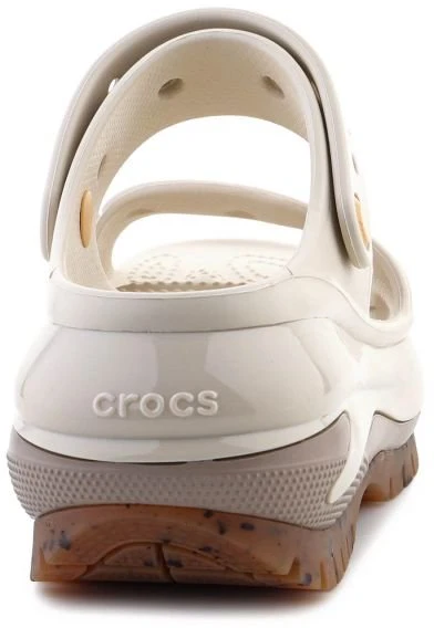Moteriškos šlepetės Crocs Classic Mega Crush, pilkai rudos