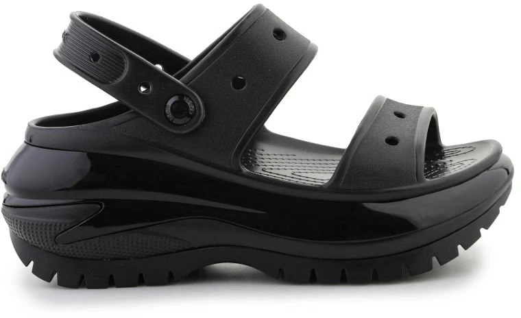 Moteriškos šlepetės Crocs Classic Mega Crush, juodos